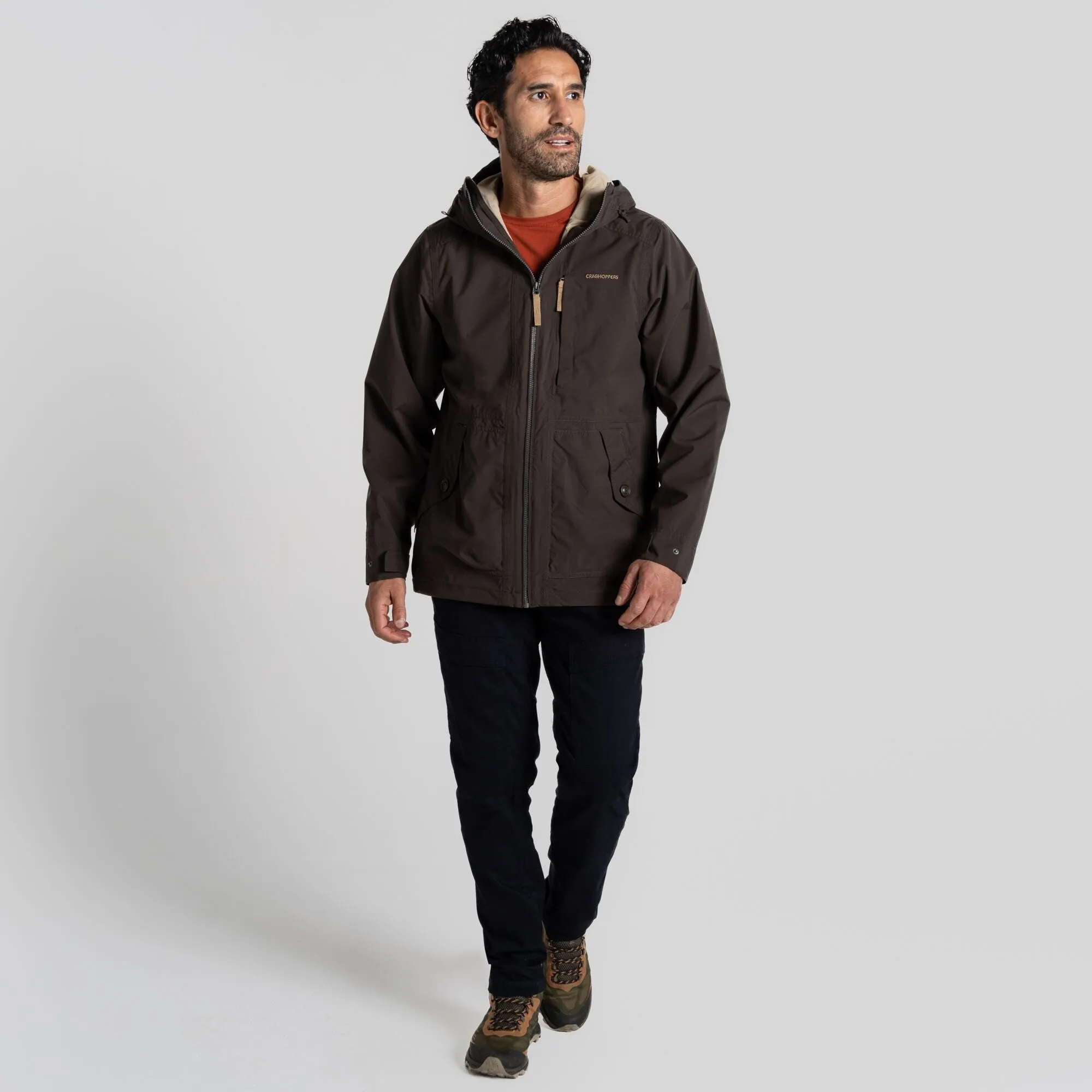 Craghoppers Men's National Trust Fairbrook Waterproof Jacket
