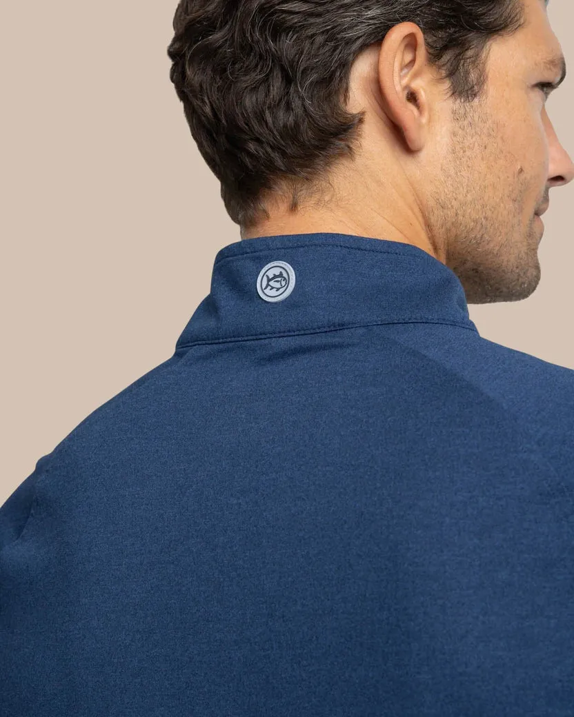 Hamilton Embroidered Men's Southern Tide Cruiser 1/4 Zip - Navy/Dress Blue