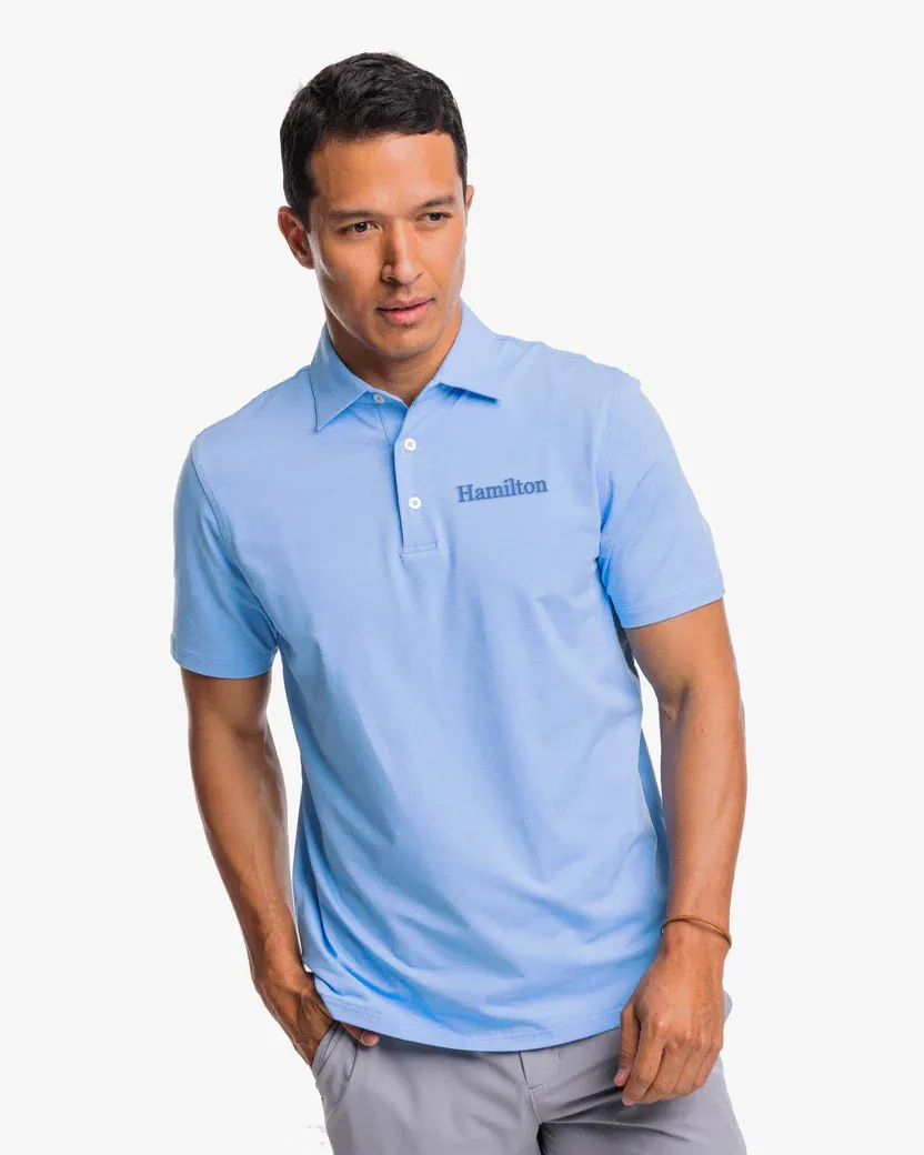 Hamilton Men's Embroidered Southern Performance Polo Shirt by Southern Tide