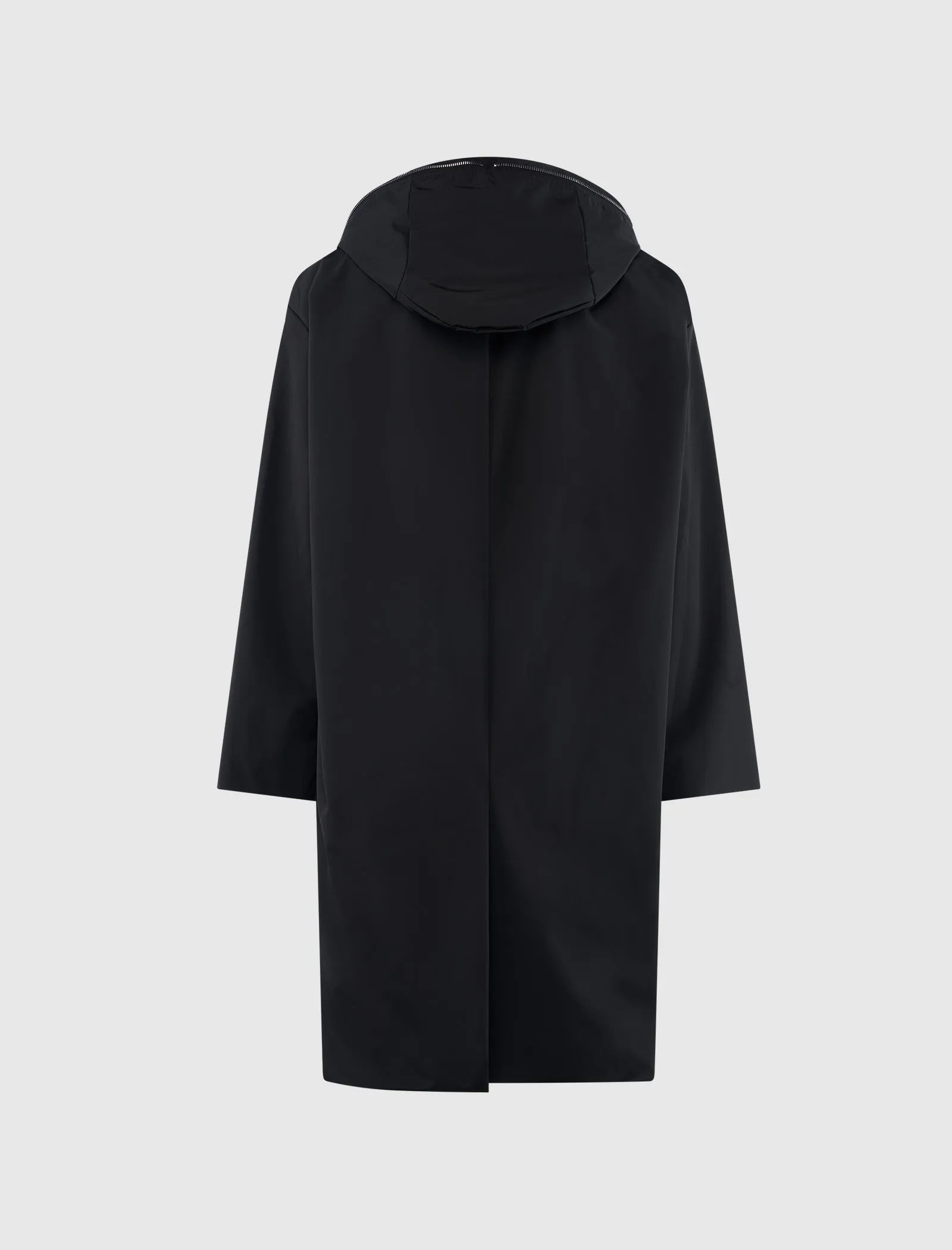 HOODED GIMP COAT
