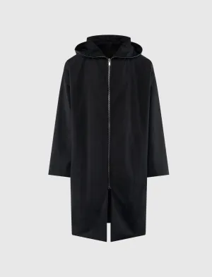 HOODED GIMP COAT