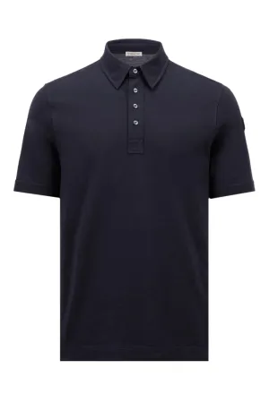 Leather Logo Patch Polo