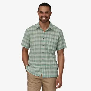 Patagonia Men's A/C Button Up Shirt - Breezy Plaid: Early Teal