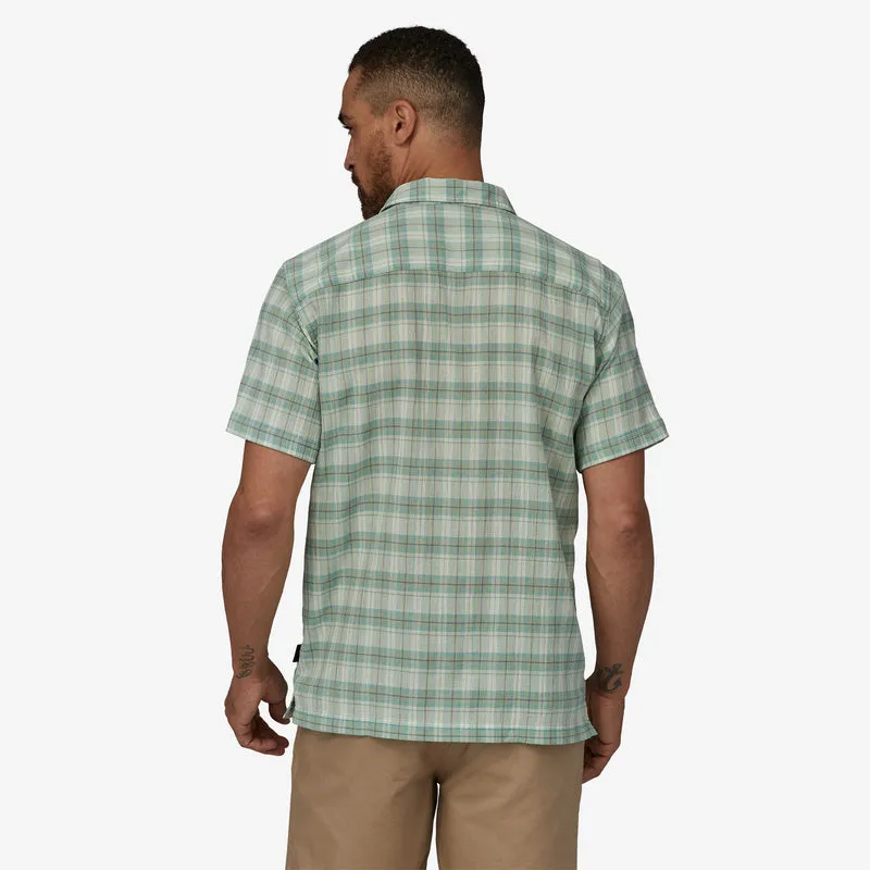 Patagonia Men's A/C Button Up Shirt - Breezy Plaid: Early Teal