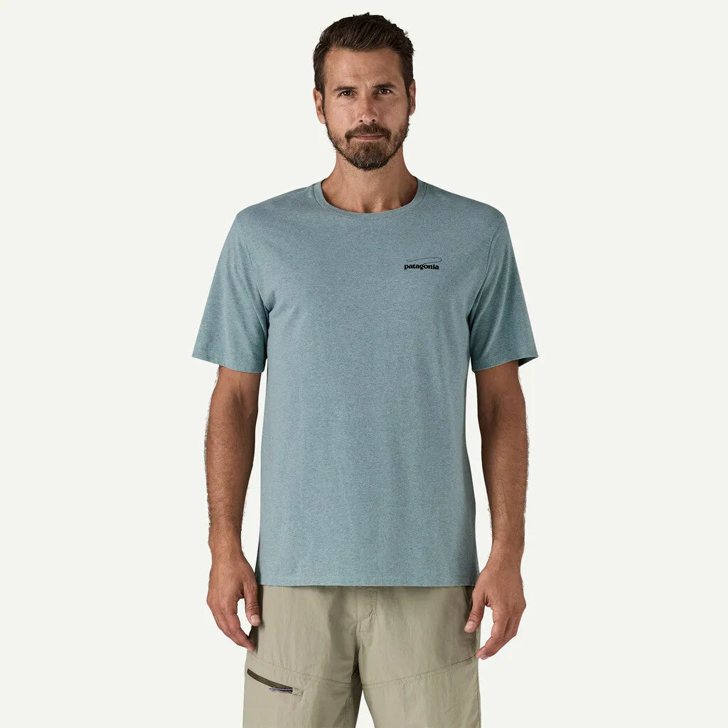 Patagonia Men's Casting Logo Responsibili-Tee - Thermal Blue