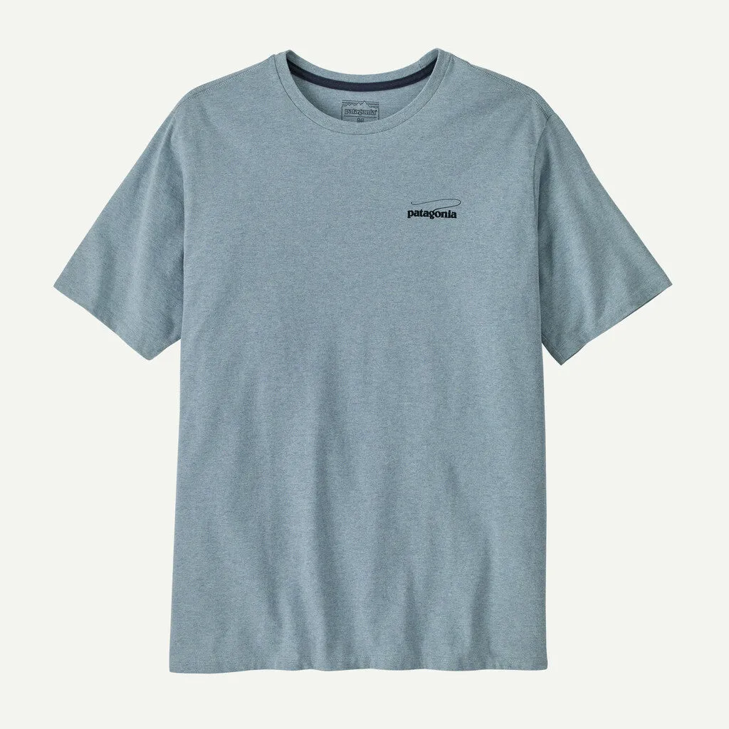 Patagonia Men's Casting Logo Responsibili-Tee - Thermal Blue