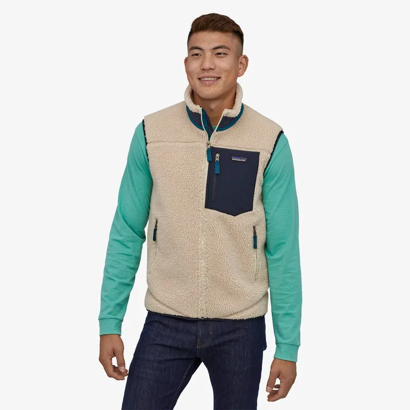 Patagonia Men's Classic Retro-X Fleece Vest - Natural