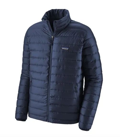 Patagonia Men's Down Sweater Jacket -  Navy