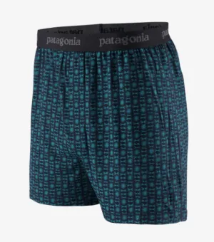 Patagonia Men's Essential 4" Boxers - Aligned Pitch Blue