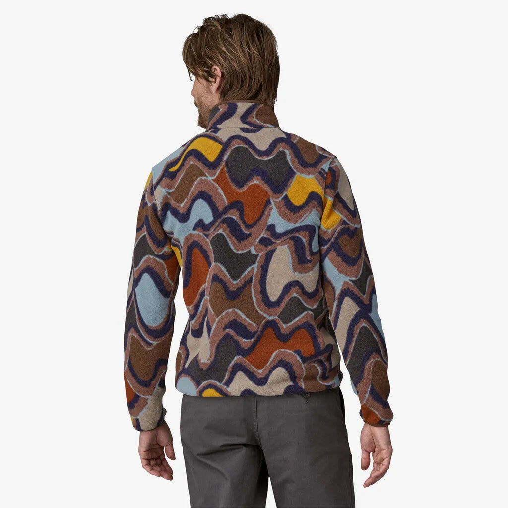 Patagonia Men's Lightweight Synchilla Snap-T Fleece Pullover - Currents: Dulse Mauve