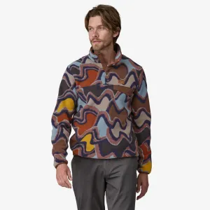 Patagonia Men's Lightweight Synchilla Snap-T Fleece Pullover - Currents: Dulse Mauve