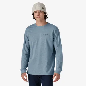 Patagonia Men's Long-Sleeved Line Logo Ridge Responsibili-Tee - Thermal Blue