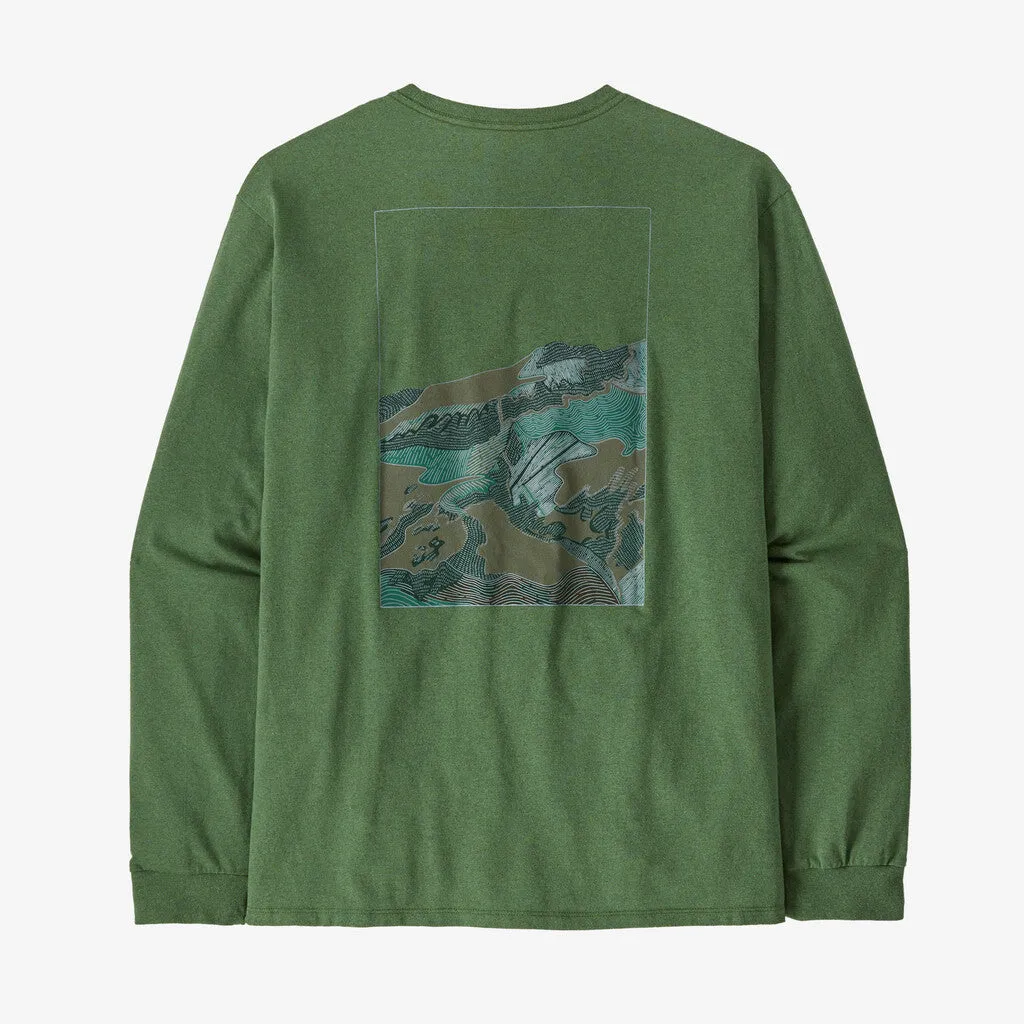 Patagonia Men's Long-Sleeved Trailways Pocket Responsibili-Tee - Terrain Green