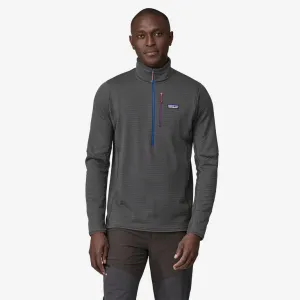 Patagonia Men's R1 Fleece Pullover - Forge Grey w/Endless Blue