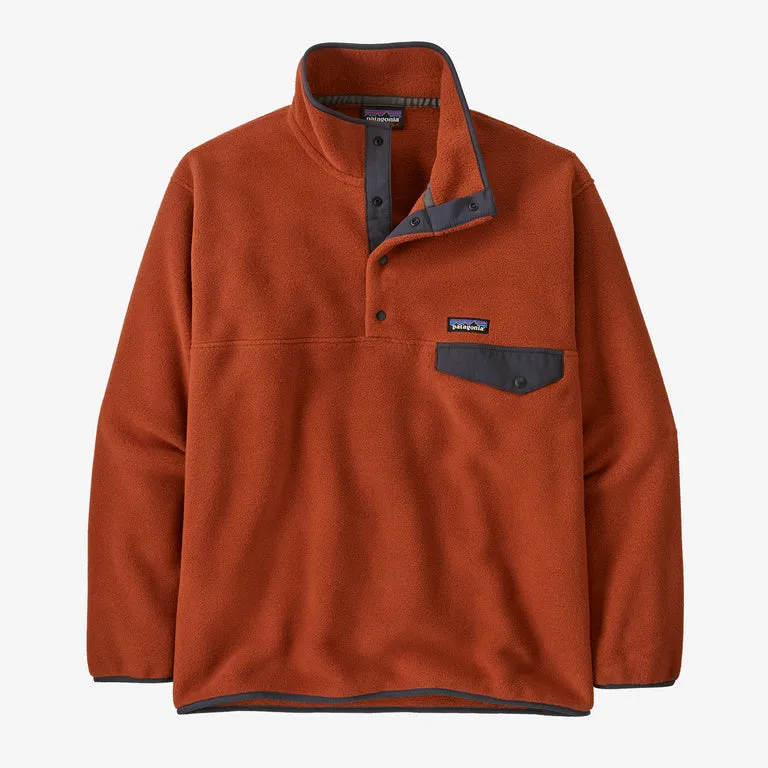 Patagonia Men's Synchilla Snap-T Fleece Pullover - Burnished Red