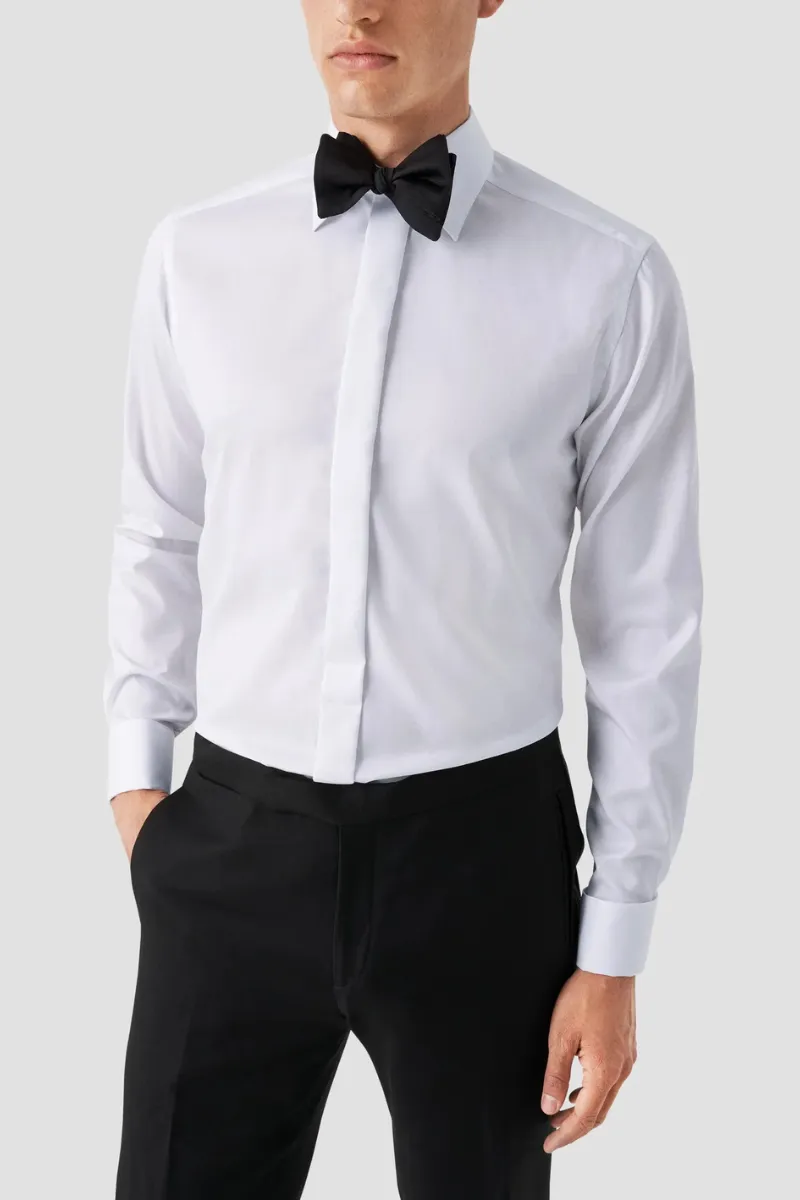 Signature Twill Tuxedo Shirt, Contemporary