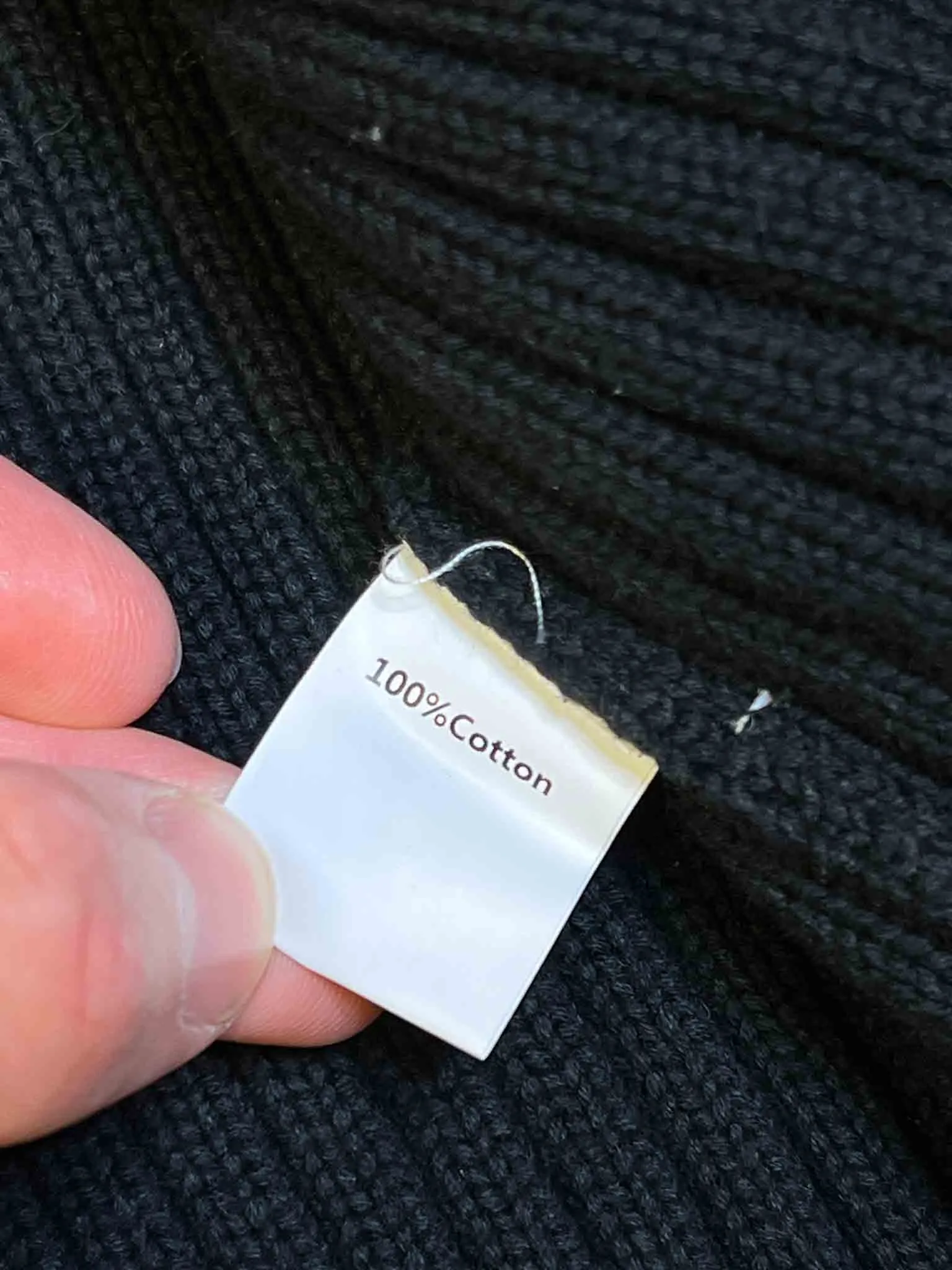 Size XL | Cazinc the Label Cutout Ribbed Jumper