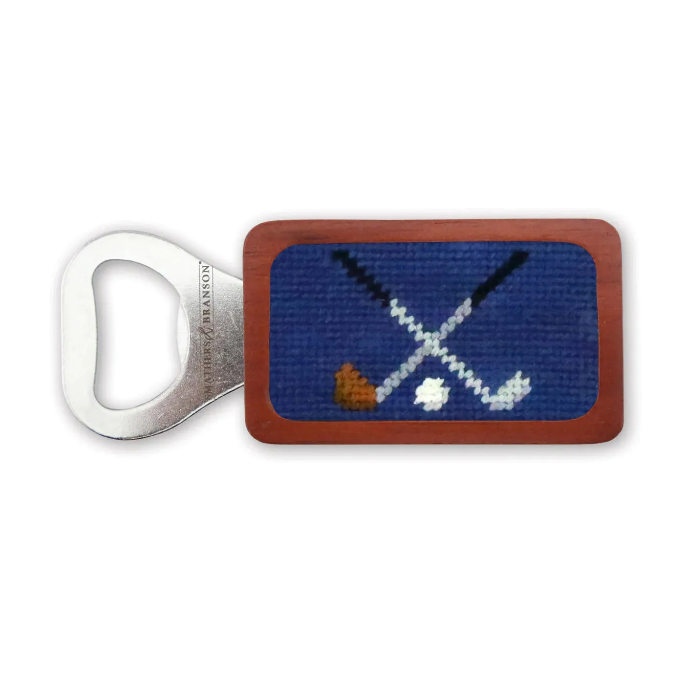 Smathers & Branson Crossed Clubs Bottle Opener - Classic Navy