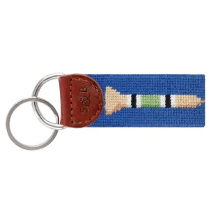 Smathers & Branson Golf Tees Key Fob - Blueberry