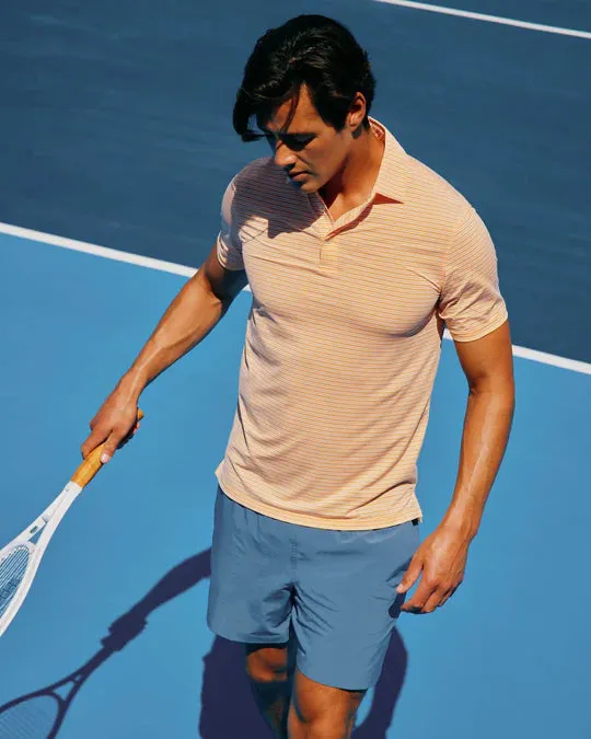 Southern Tide Men's brrr-eeze Millwood Stripe Performance Polo Shirt - Horizon