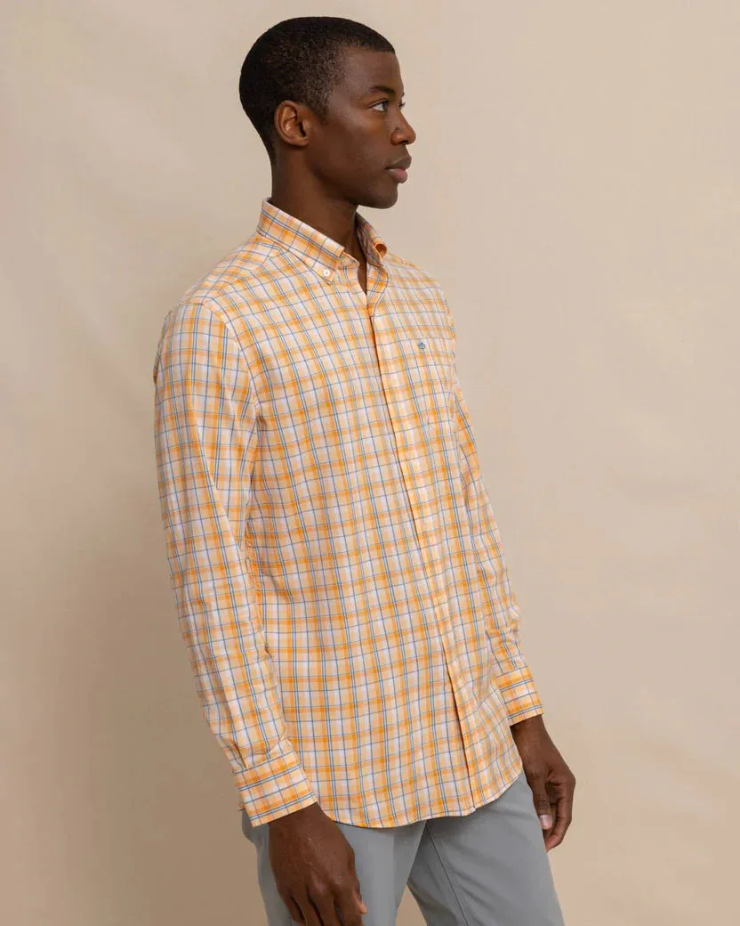 Southern Tide Men's brrr Whalehead Plaid Intercoastal Sport Shirt - Horizon