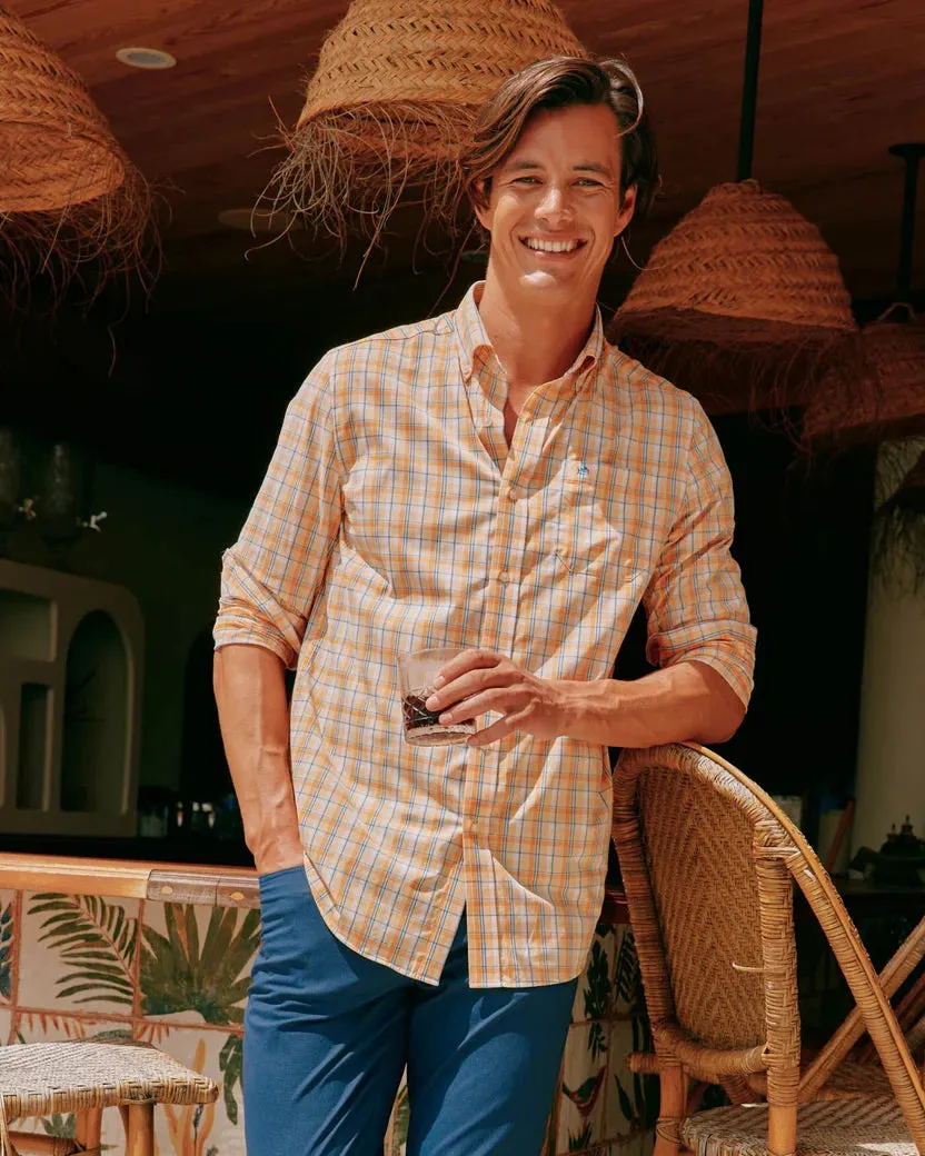 Southern Tide Men's brrr Whalehead Plaid Intercoastal Sport Shirt - Horizon