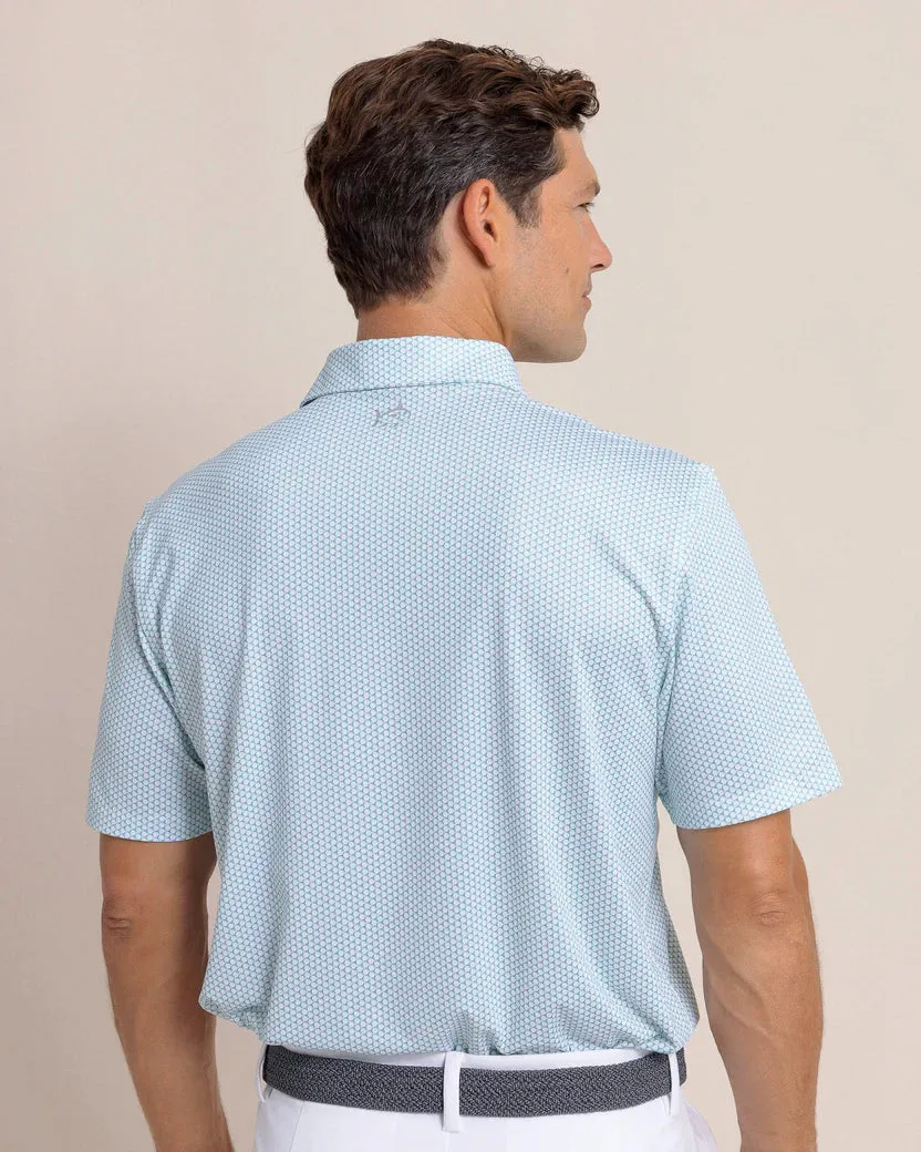 Southern Tide Men's Driver On The Ball Printed Polo - Simply Green