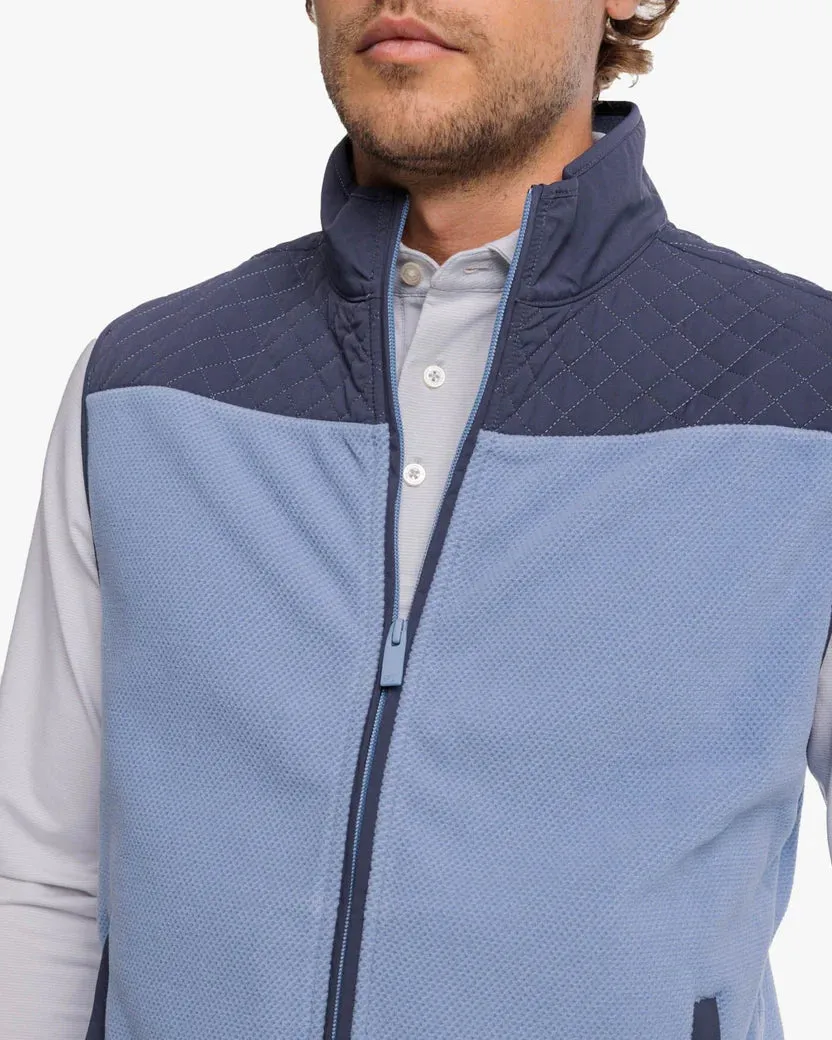 Southern Tide Men's Hucksley Vest - Mountain Spring Blue