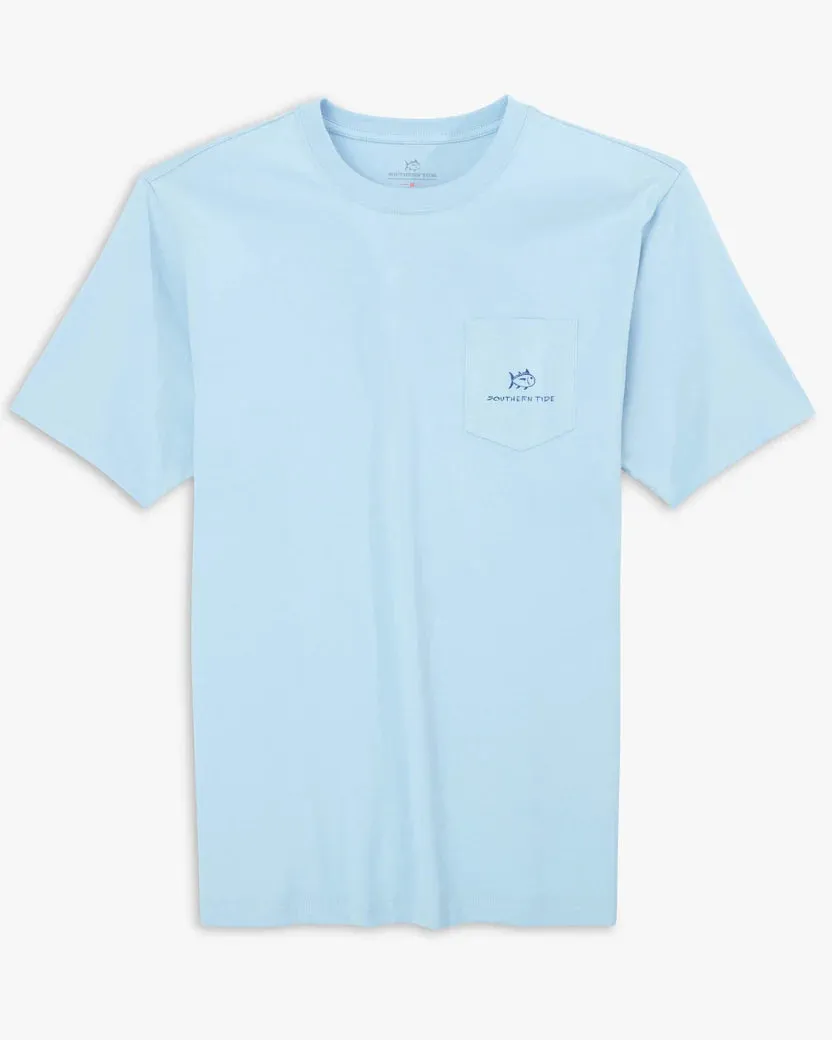 Southern Tide Men's Patriotic Party T-shirt - Clearwater Blue