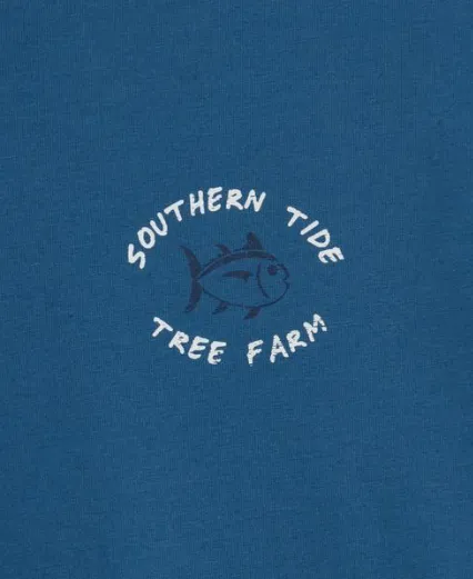 Southern Tide Men's Skipjacks Tree Farm T-Shirt - Dark Blue