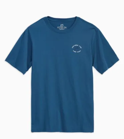 Southern Tide Men's Skipjacks Tree Farm T-Shirt - Dark Blue