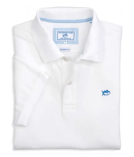 Southern Tide Skipjack Polo - Classic White