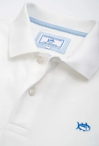 Southern Tide Skipjack Polo - Classic White