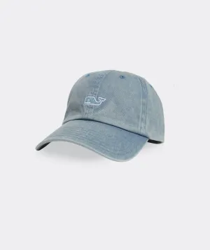 Vineyard Vines Garment Wash Classic Baseball Hat - Blue Mirage