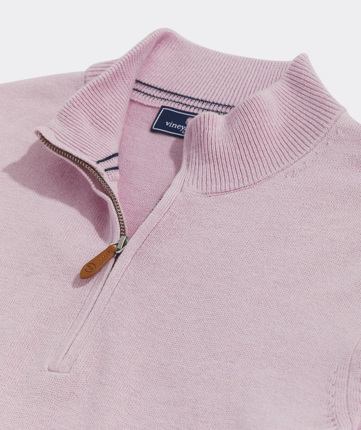 Vineyard Vines Men's Boathouse Quarter-Zip Sweater - Sea Grape