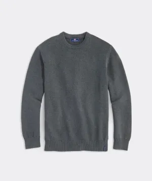 Vineyard vines Men's Cotton Crewneck Sweater - Charcoal Heather