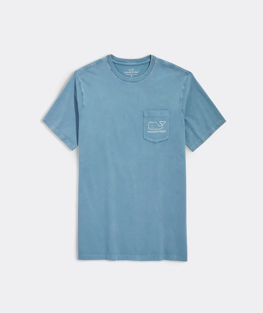 Vineyard Vines Men's Heritage Wash Vintage Whale Short-Sleeve Tee - Smoke Blue