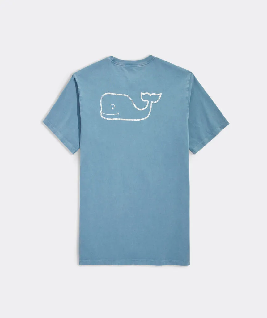 Vineyard Vines Men's Heritage Wash Vintage Whale Short-Sleeve Tee - Smoke Blue