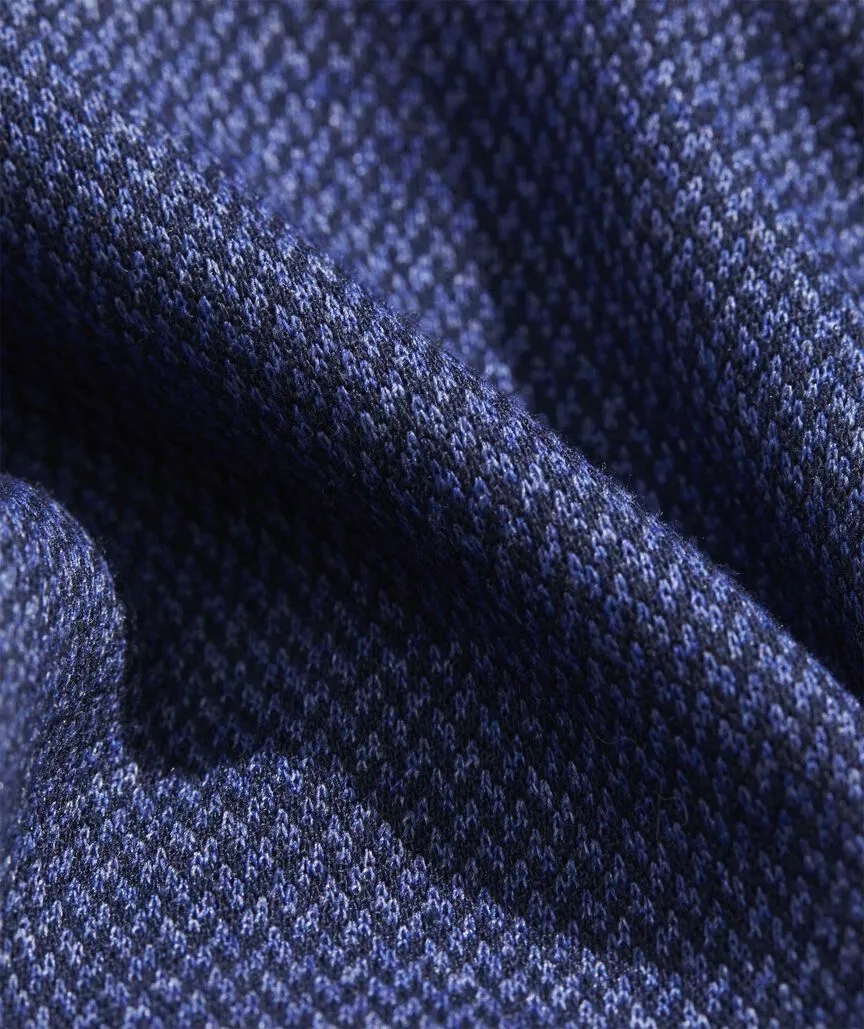 Vineyard Vines Men's Herringbone Bluffs Performance Quarter-Zip - Nautical Navy