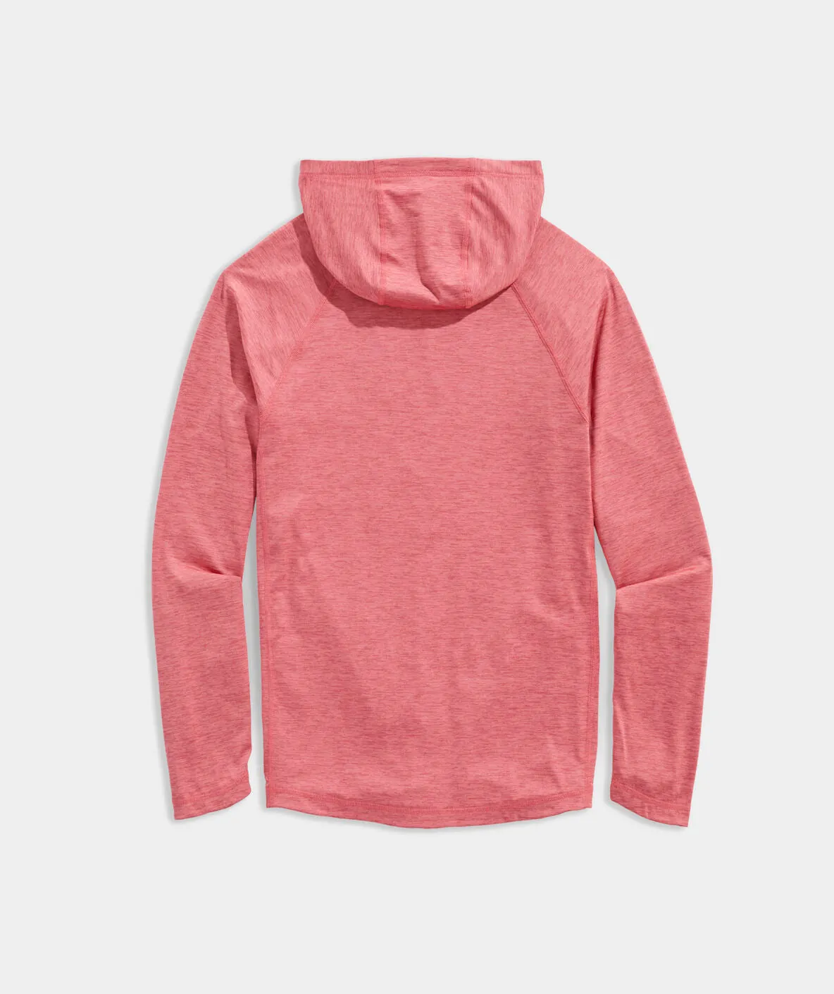 Vineyard Vines Men's Marlin Sport Long-Sleeve Harbor Performance Hoodie Tee - Lobster Reef Heather