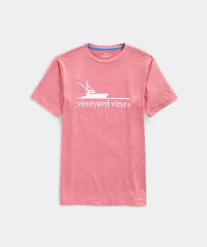 Vineyard Vines Men's Sportfisher Short-Sleeve Harbor Performance Tee - Lobster Reef Heather