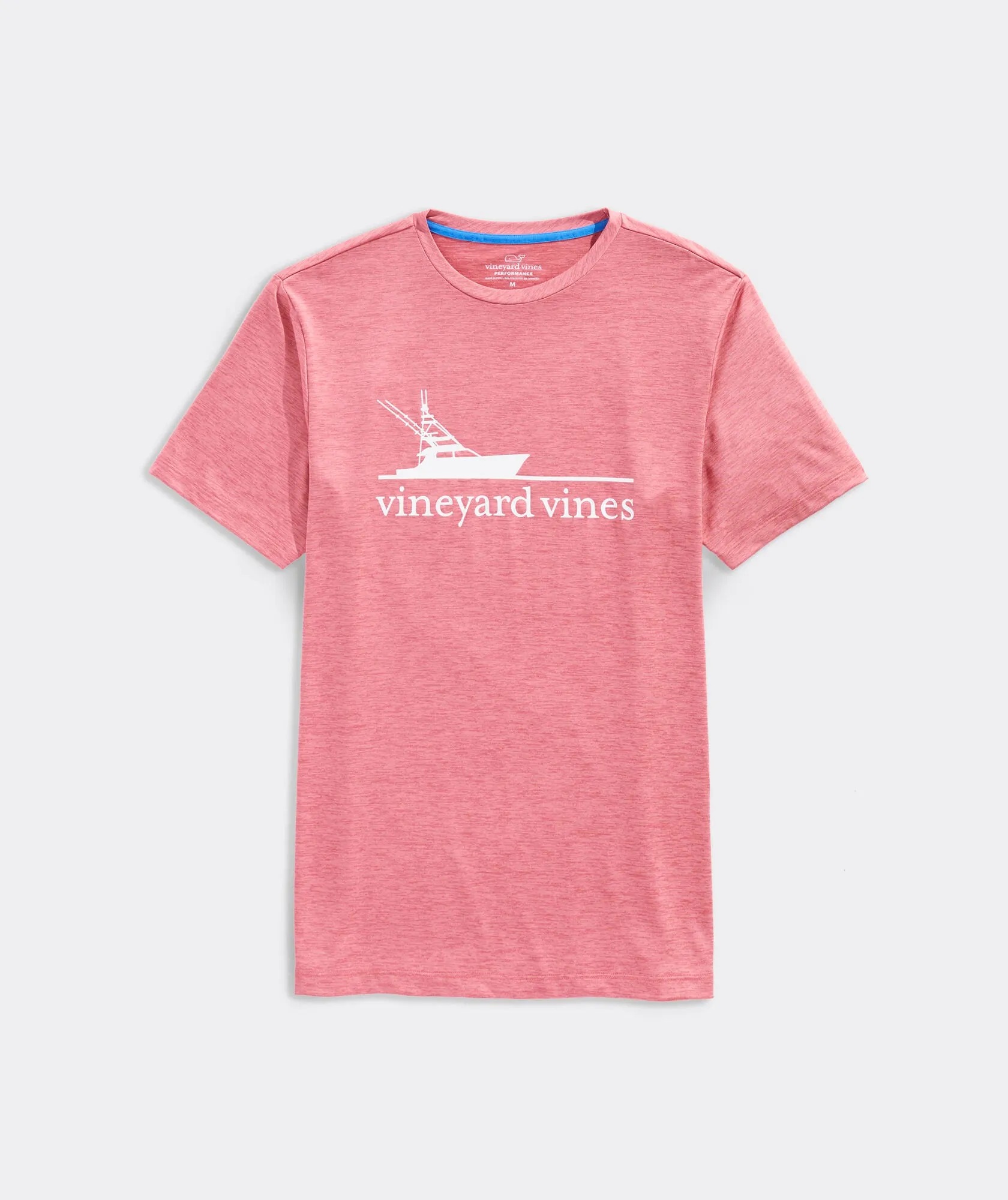 Vineyard Vines Men's Sportfisher Short-Sleeve Harbor Performance Tee - Lobster Reef Heather