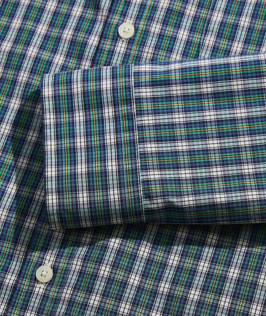 Vineyard Vines Men's Stretch Poplin Tartan Shirt - Sea Swell PLD