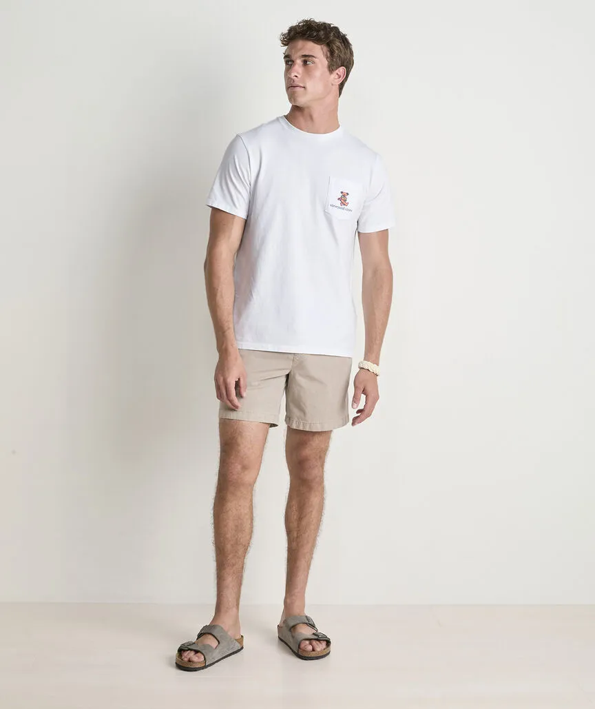 Vineyard Vines x Grateful Dead Dancing Bears Short-Sleeve Pocket Tee - White Cap